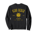 Vero Beach Florida Distressed Sweatshirt - Minimalist Print Men Women - T-Shirt, Sweatshirt, Hoodie