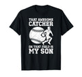 Baseball Catcher Mom Proud Baseball T-Shirt - Unique Graphic Unisex - T-Shirt, Sweatshirt, Hoodie