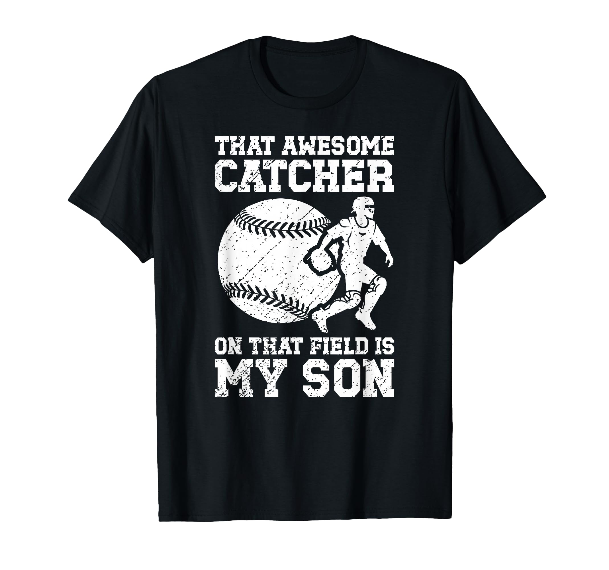 Baseball Catcher Mom Proud Baseball T-Shirt - Unique Graphic Unisex - T-Shirt, Sweatshirt, Hoodie