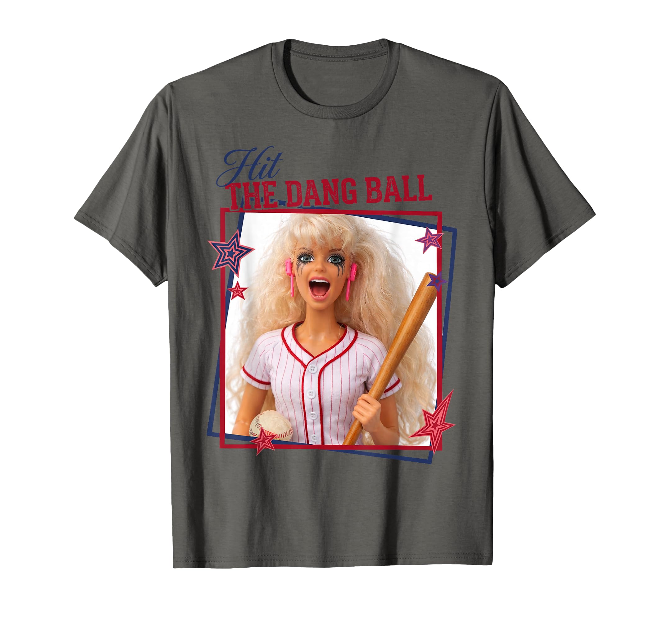 Hit Dang Ball Baseball Mom Gameday Funny T-Shirt - Minimalist Print Unisex - T-Shirt, Sweatshirt, Hoodie