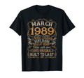 March 1989 Born 1989 Funny Birthday T-Shirt - Fun Novelty Design Unisex - T-Shirt, Sweatshirt, Hoodie