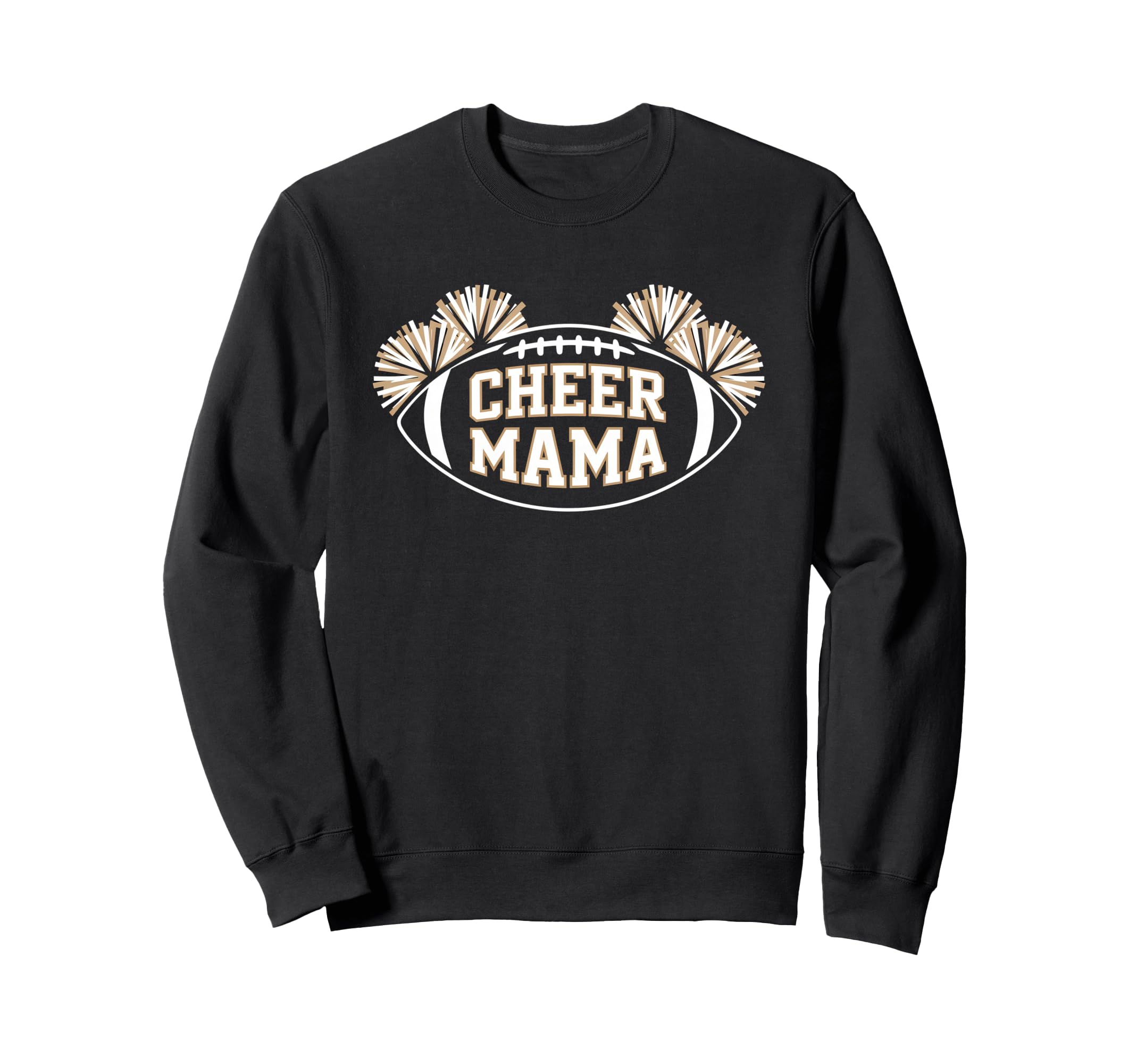 Cheer Mom Mother Bow Sweatshirt - Fun Novelty Design for Adults - T-Shirt, Sweatshirt, Hoodie