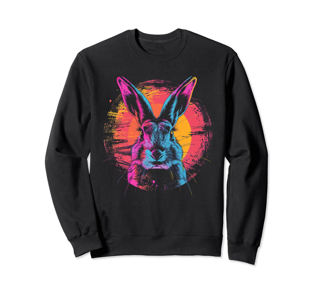 Rabbit Bunny Vaporwave Aesthetic Sweatshirt - Casual Everyday Wear Unisex - T-Shirt, Sweatshirt, Hoodie