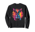 Rabbit Bunny Vaporwave Aesthetic Sweatshirt - Casual Everyday Wear Unisex - T-Shirt, Sweatshirt, Hoodie