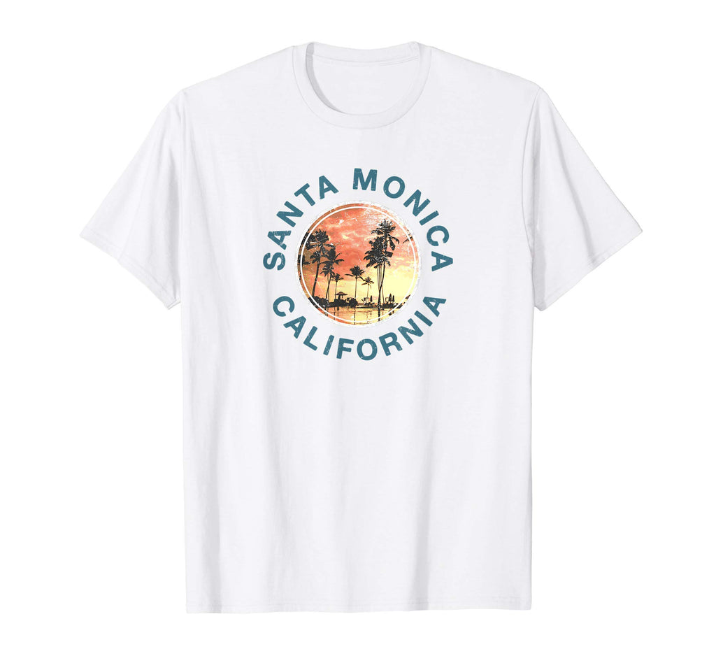 Santa Monica Sunset California T-Shirt - Trendy Graphic for Adults - T-Shirt, Sweatshirt, Hoodie