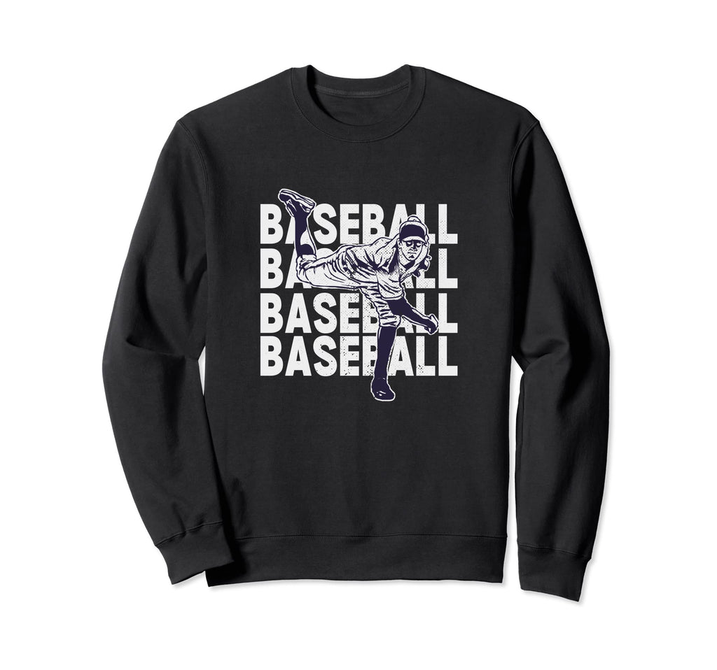 Funny Baseball Player Ball Sports Sweatshirt - Streetwear Style Unisex - T-Shirt, Sweatshirt, Hoodie