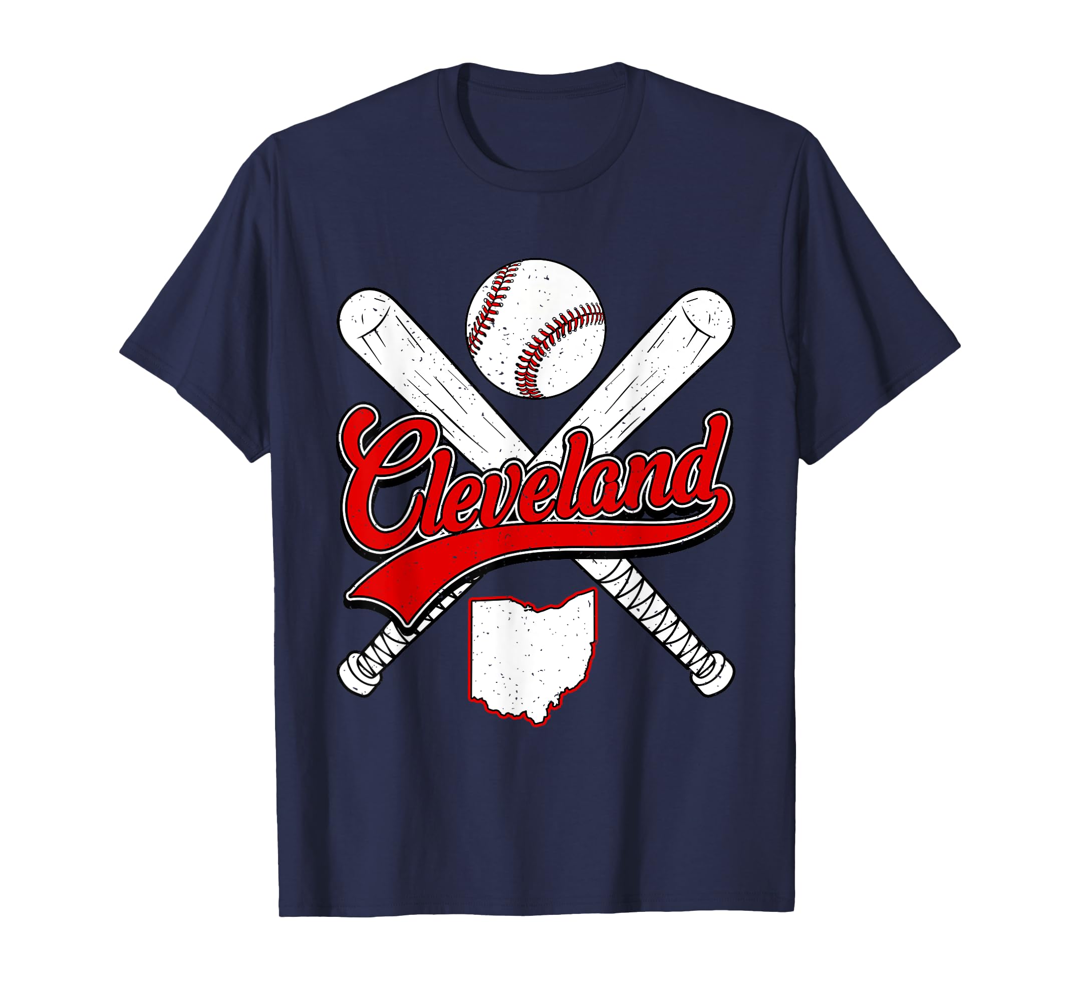 Cleveland Funny Baseball Lover Player T-Shirt - Graphic Print Unisex - T-Shirt, Sweatshirt, Hoodie