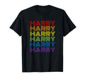 Harry Rainbow Name T-Shirt - Custom Art Print for Adults - T-Shirt, Sweatshirt, Hoodie
