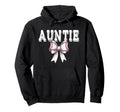 Coquette Baseball Bow Mom Sister Grandma Hoodie - Unique Graphic Men Women - T-Shirt, Sweatshirt, Hoodie