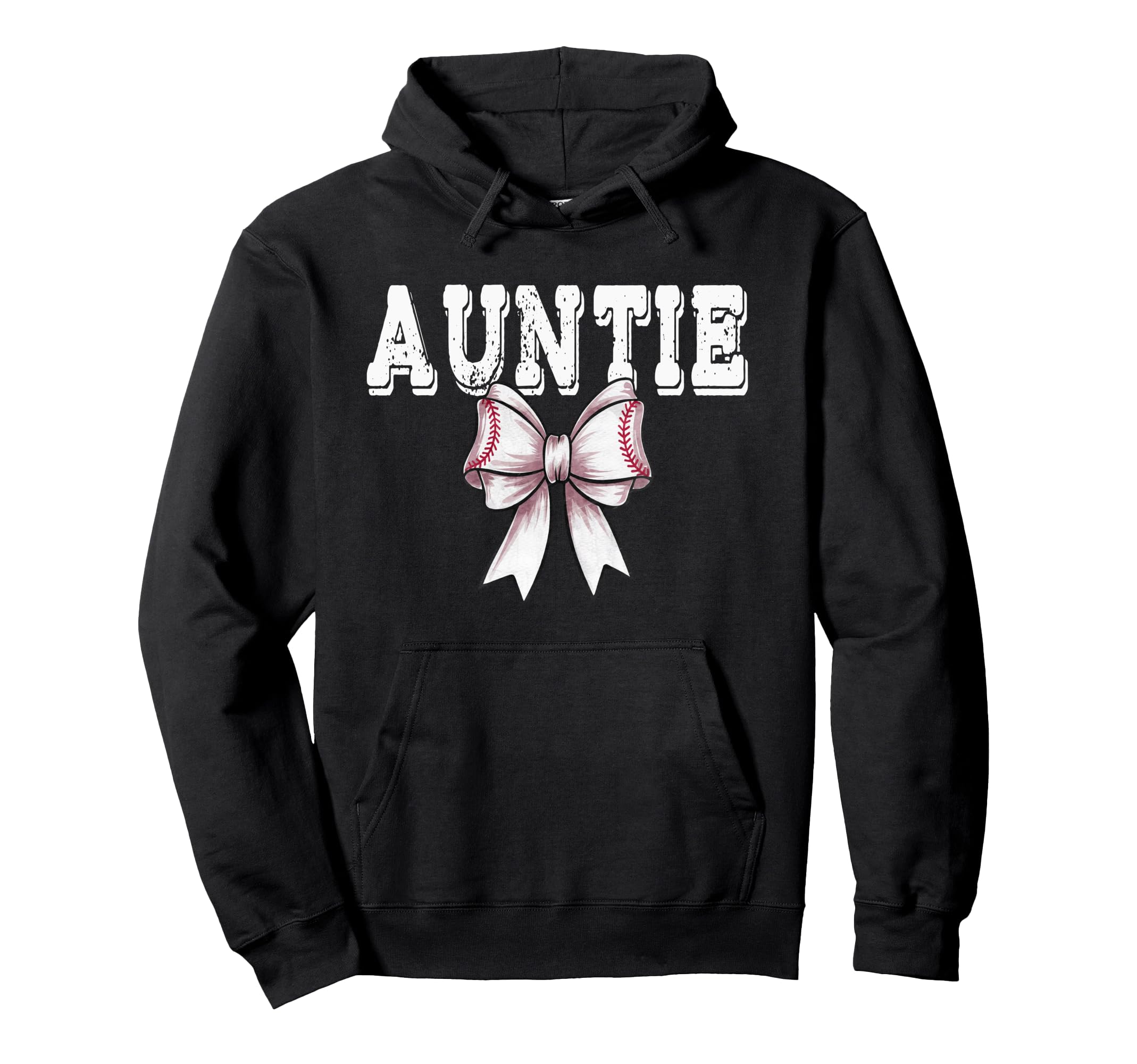 Coquette Baseball Bow Mom Sister Grandma Hoodie - Unique Graphic Men Women - T-Shirt, Sweatshirt, Hoodie