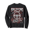 Sim Racing Dad Virtual Racing Sweatshirt - Custom Art Print for Adults - T-Shirt, Sweatshirt, Hoodie