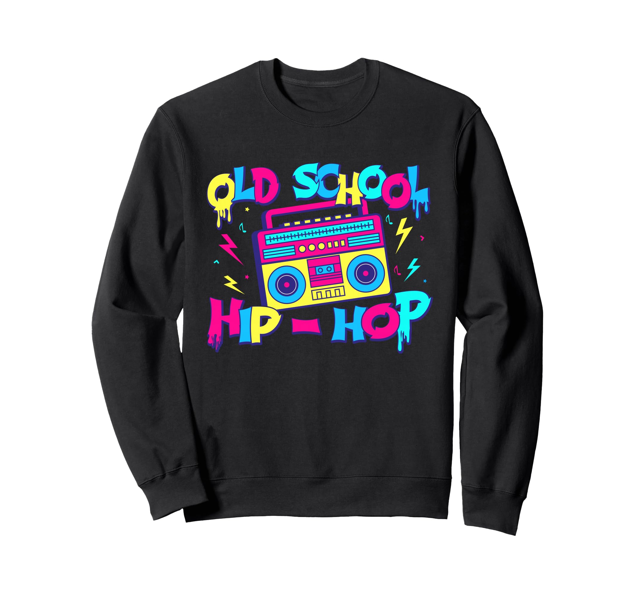 Old School Hip Hop 80S 90S Music Sweatshirt - Novelty Apparel Men Women - T-Shirt, Sweatshirt, Hoodie