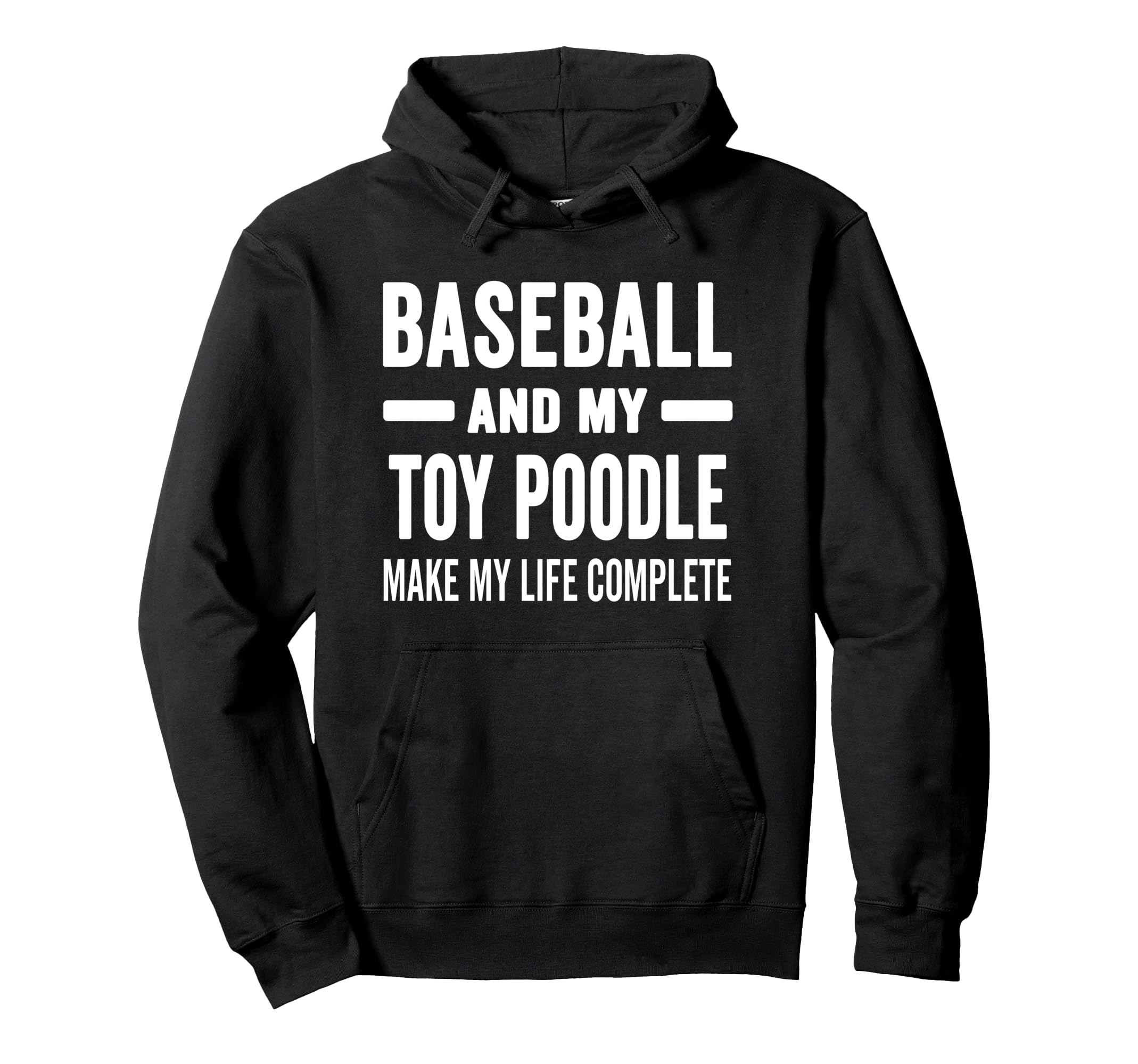 Baseball And My Toy Poodle Mama Dog Lover Hoodie - Custom Art Print Unisex - T-Shirt, Sweatshirt, Hoodie