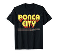 Ponca City Oklahoma Stripes T-Shirt - Fun Novelty Design Men Women - T-Shirt, Sweatshirt, Hoodie