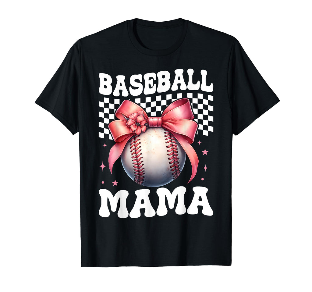 Baseball Mama Baseball Mom Mothers T-Shirt - Minimalist Print Men Women - T-Shirt, Sweatshirt, Hoodie