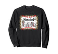 Funny Baseball Mama Leopard Sweatshirt - Casual Everyday Wear Men Women - T-Shirt, Sweatshirt, Hoodie