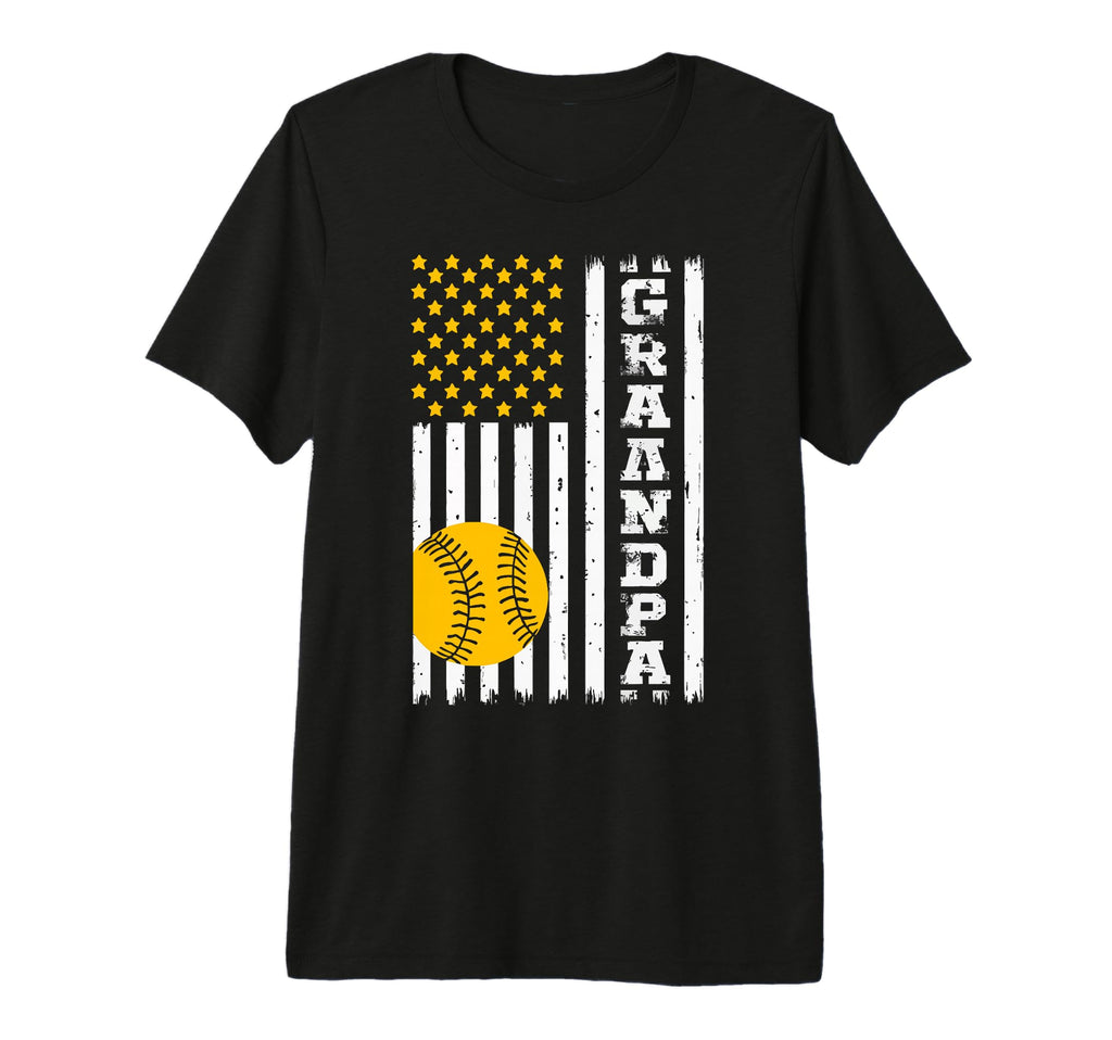 Mens Baseball Grandpa Grandfather T-Shirt - Unique Graphic for Adults - T-Shirt, Sweatshirt, Hoodie