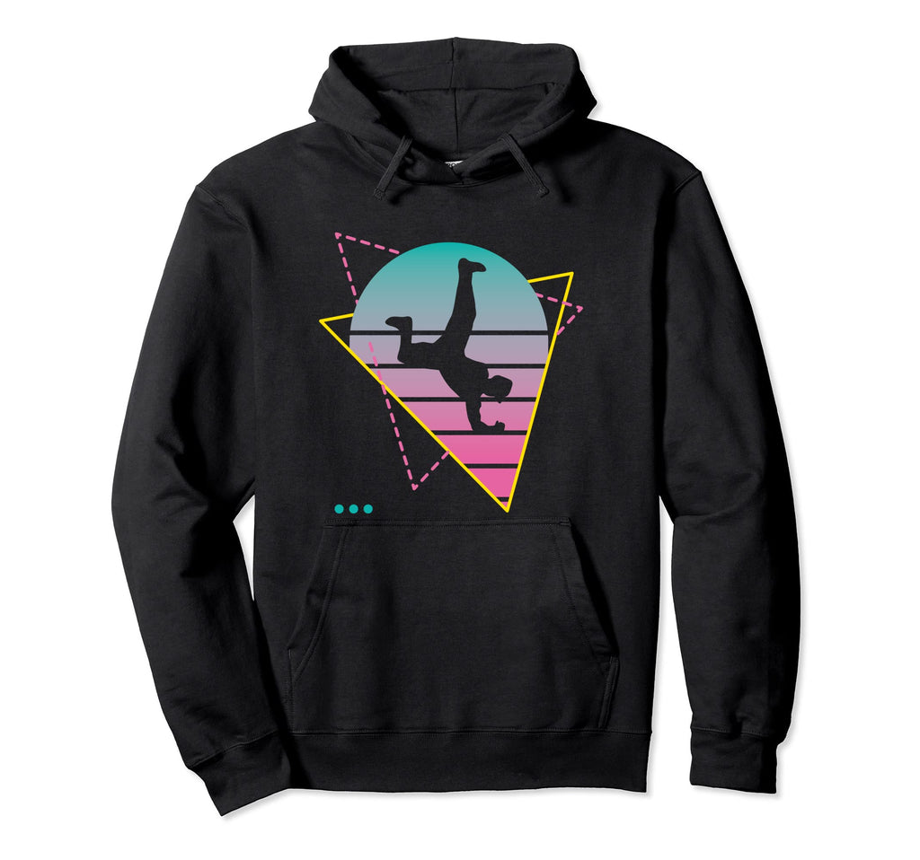 Breakdance Hip Hop Dance Vaporwave Hoodie - Fun Novelty Design for Adults - T-Shirt, Sweatshirt, Hoodie