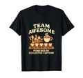 Team Awesome Powered Collective Caffeine T-Shirt - Trendy Graphic Unisex - T-Shirt, Sweatshirt, Hoodie