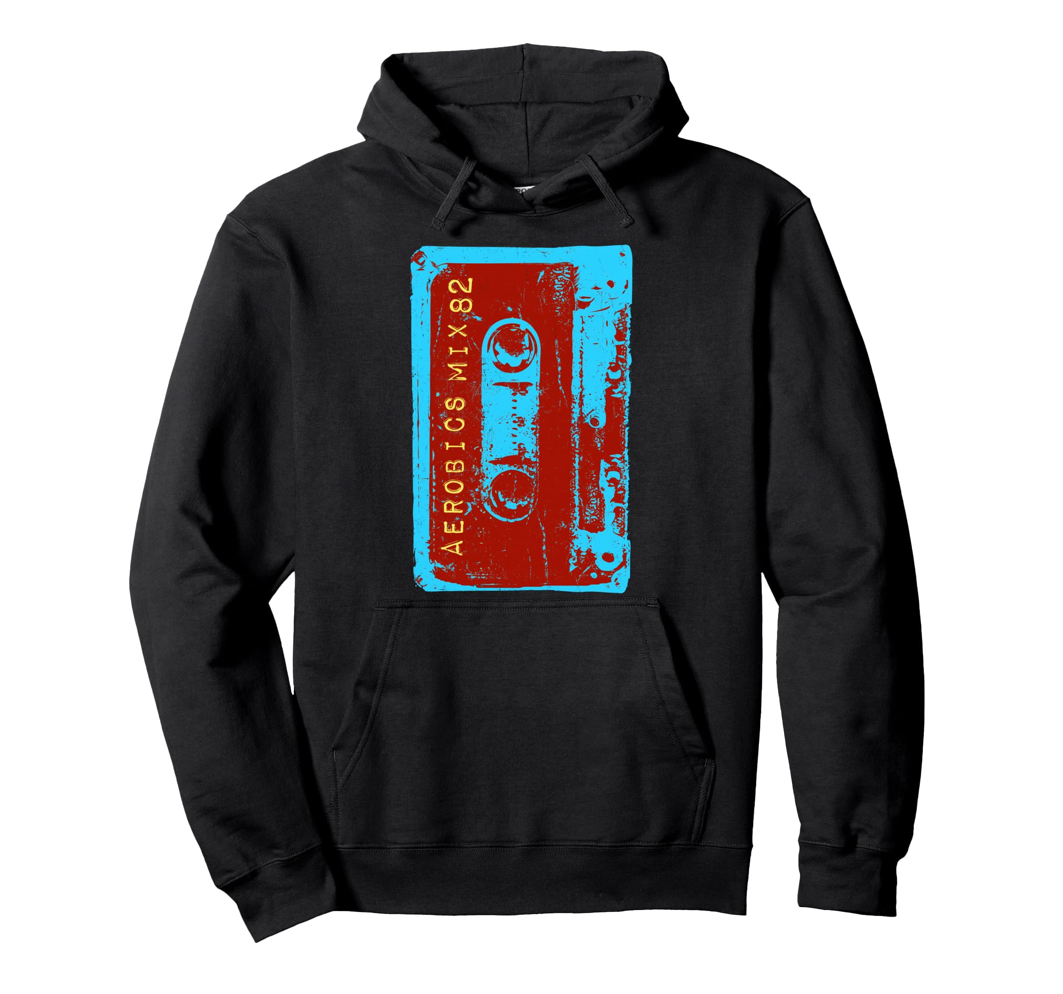 80S Aerobics Workout Cassette Tape Eighties Hoodie - Unique Graphic Unisex - T-Shirt, Sweatshirt, Hoodie