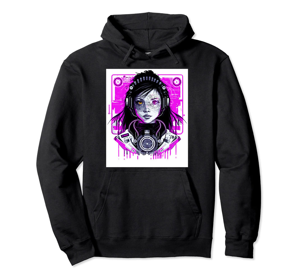 Japanese Cyborg Science Fiction Hoodie - Trendy Graphic for Adults - T-Shirt, Sweatshirt, Hoodie