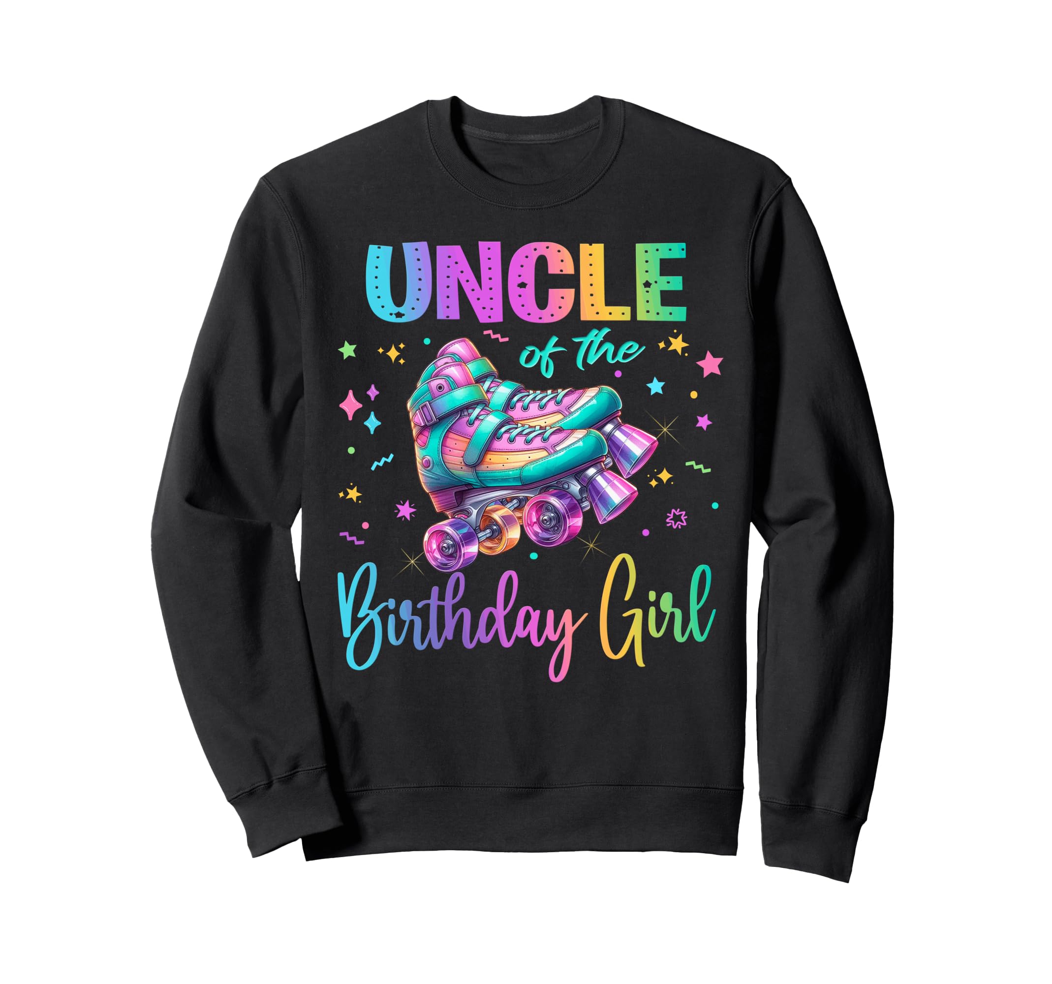 Roller Skates Birthday Skating Sweatshirt - Custom Art Print Men Women - T-Shirt, Sweatshirt, Hoodie