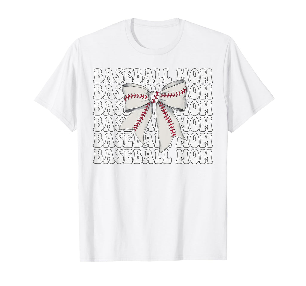 Baseball Mom Baseball Mama Mothers T-Shirt - Custom Art Print Men Women - T-Shirt, Sweatshirt, Hoodie