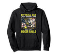 Softball Dad Like Baseball Dad Hoodie - Casual Everyday Wear for Adults - T-Shirt, Sweatshirt, Hoodie