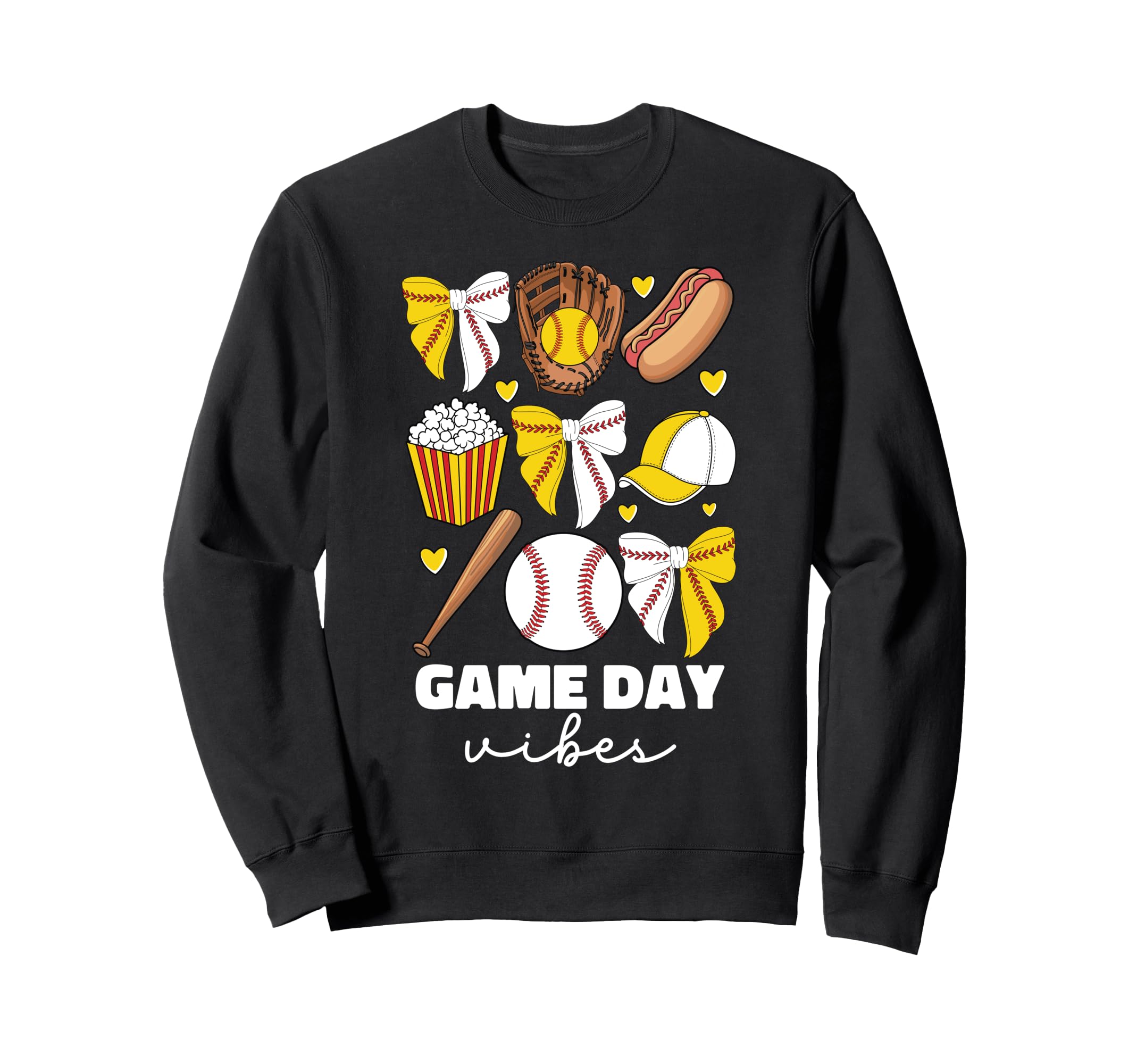 Baseball And Softball Mom Game Sweatshirt - Streetwear Style for Adults - T-Shirt, Sweatshirt, Hoodie