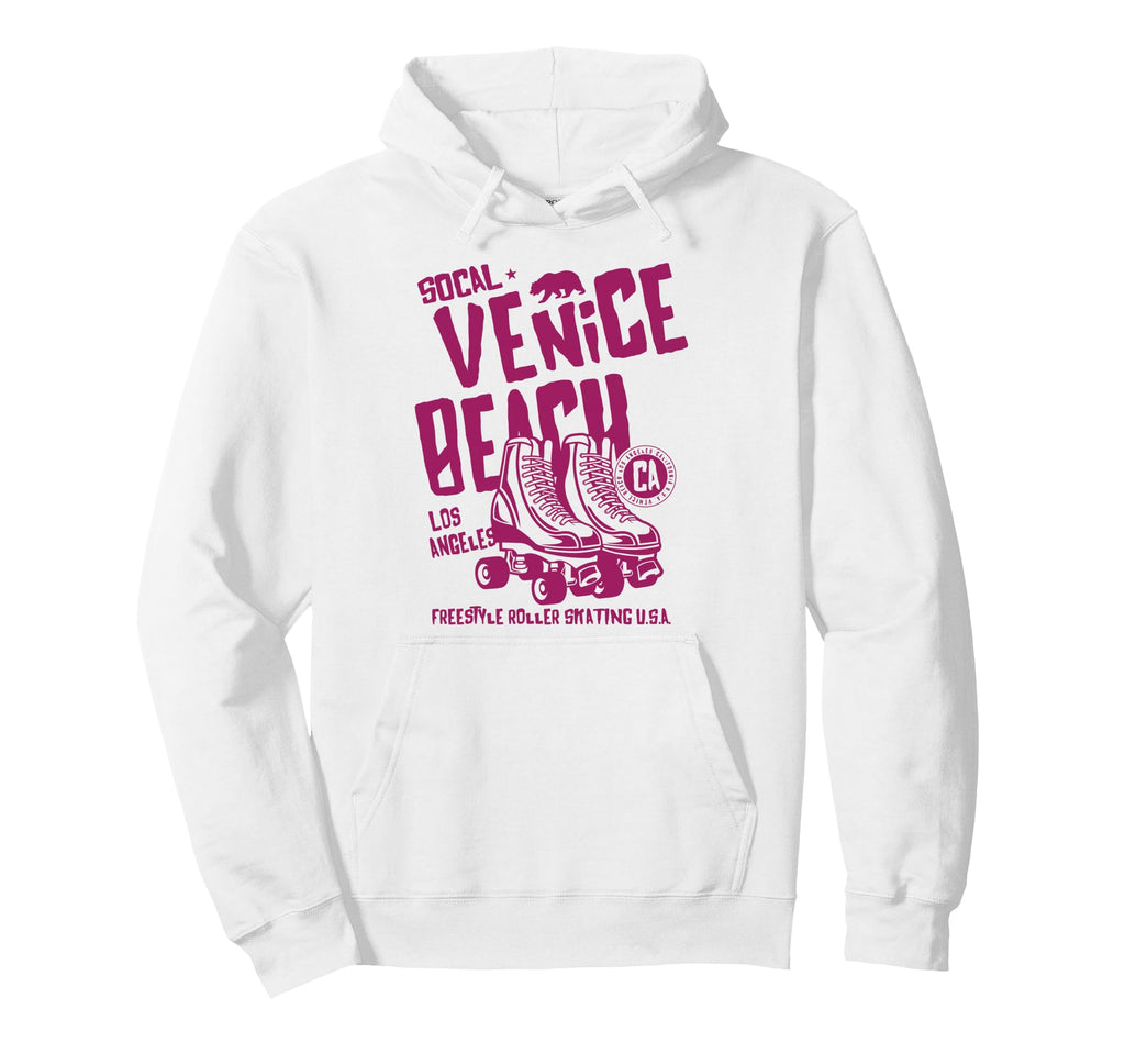 Venice Beach California Roller Skate Hoodie - Streetwear Style Men Women - T-Shirt, Sweatshirt, Hoodie