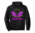 Funny Roller Skater Skating 70S 80S Skate Hoodie - Unique Graphic Unisex - T-Shirt, Sweatshirt, Hoodie