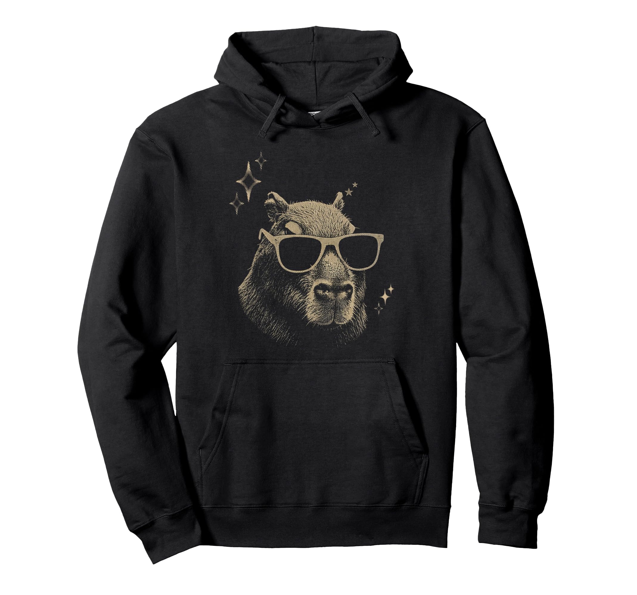 Y2K Capybara Sunglasses 90S 2000S Grunge Hoodie - Novelty Apparel Men Women - T-Shirt, Sweatshirt, Hoodie