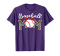 Baseball Mom Gifts Leopard Baseball T-Shirt - Aesthetic Graphic for Adults - T-Shirt, Sweatshirt, Hoodie