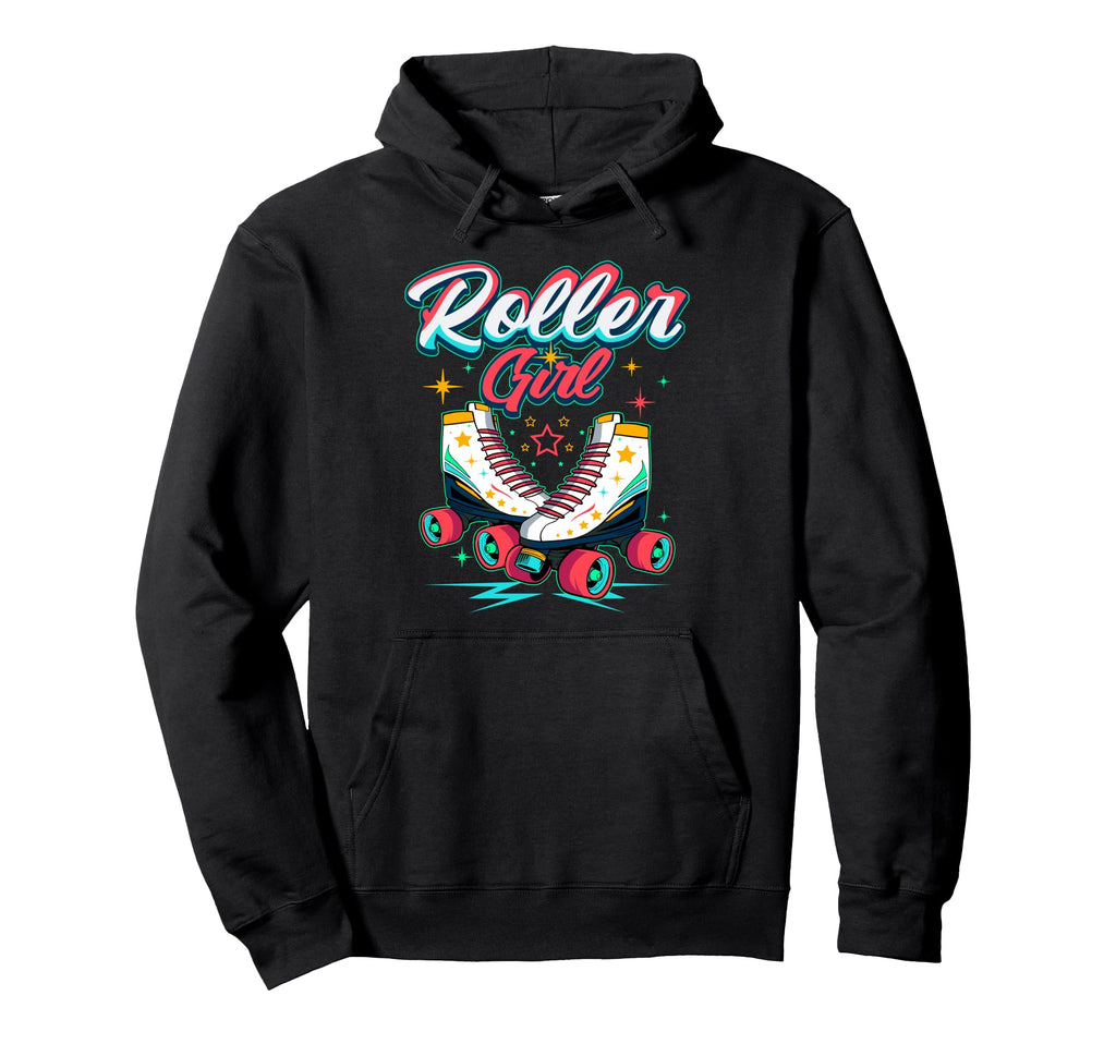 Roller Skating 70S 80S Roller Skate Hoodie - Graphic Print Unisex - T-Shirt, Sweatshirt, Hoodie