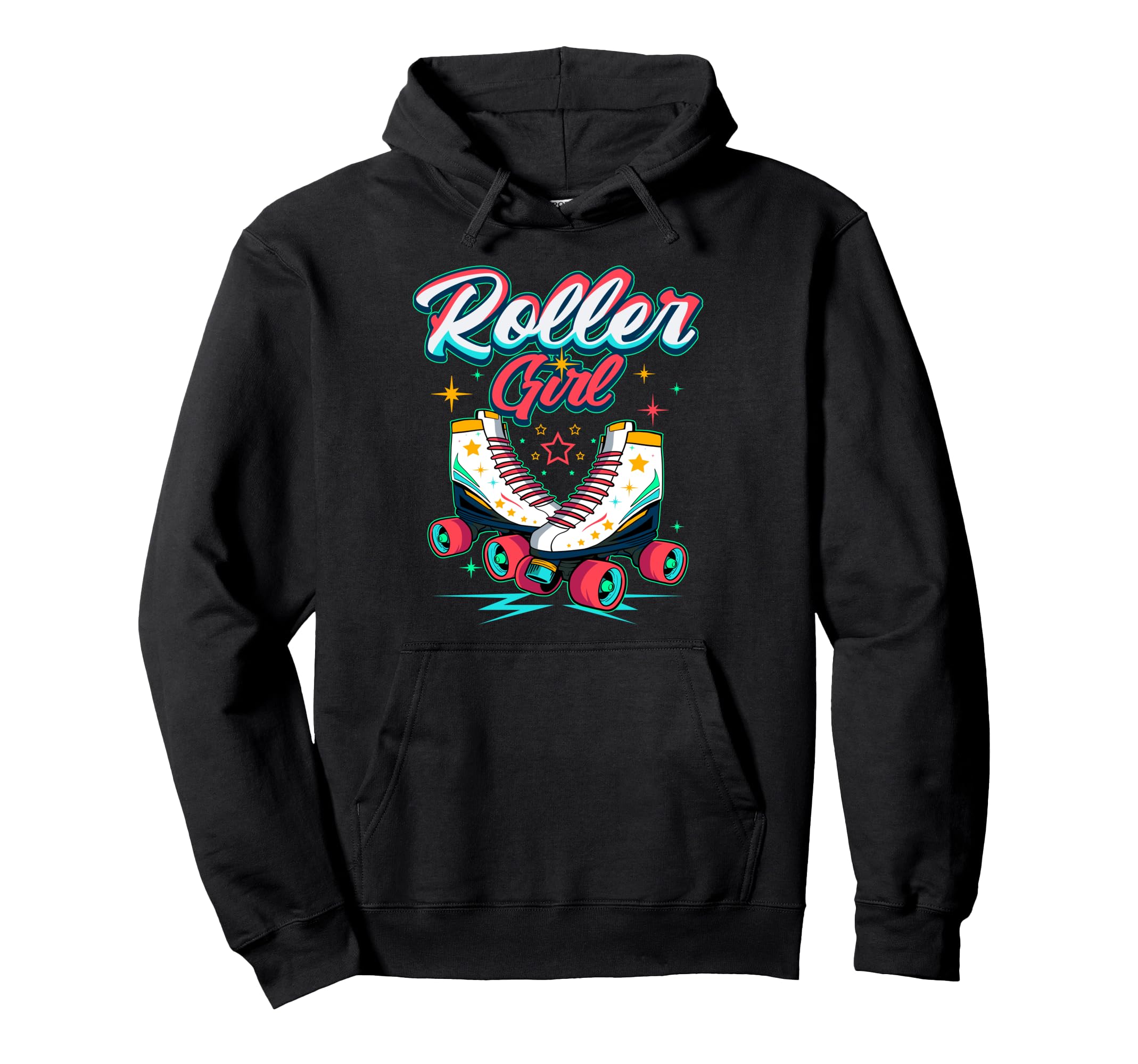 Roller Skating 70S 80S Roller Skate Hoodie - Graphic Print Unisex - T-Shirt, Sweatshirt, Hoodie