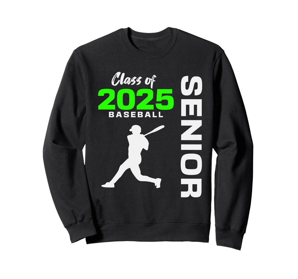 Baseball Senior Matching Class 2025 Sweatshirt - Trendy Graphic for Adults - T-Shirt, Sweatshirt, Hoodie