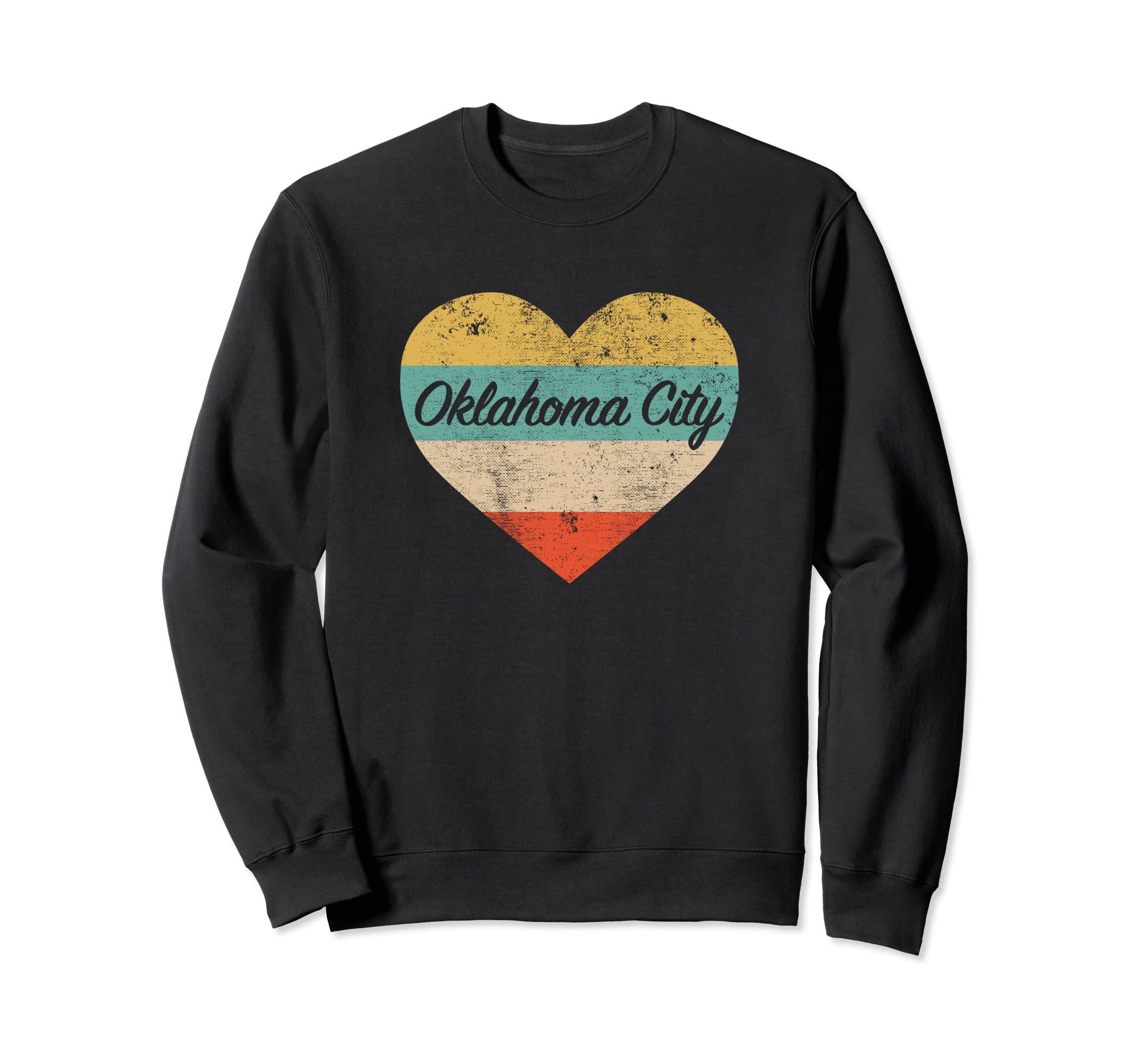 I Love Oklahoma City Oklahoma Sweatshirt - Minimalist Print for Adults - T-Shirt, Sweatshirt, Hoodie