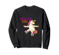 Unicorn Roller Skate Roller Unicorn Sweatshirt - Custom Art Print Unisex - T-Shirt, Sweatshirt, Hoodie
