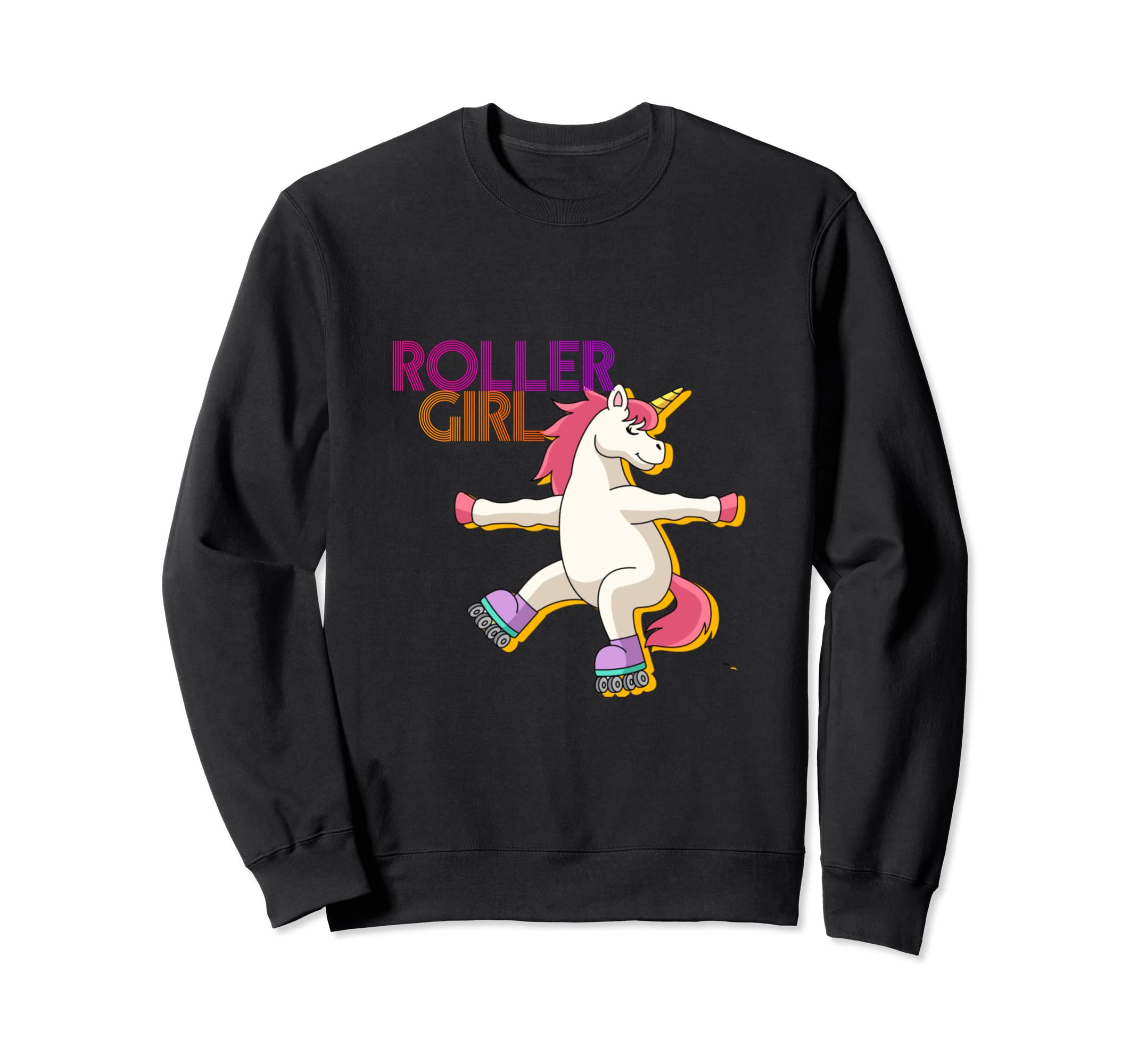 Unicorn Roller Skate Roller Unicorn Sweatshirt - Custom Art Print Unisex - T-Shirt, Sweatshirt, Hoodie