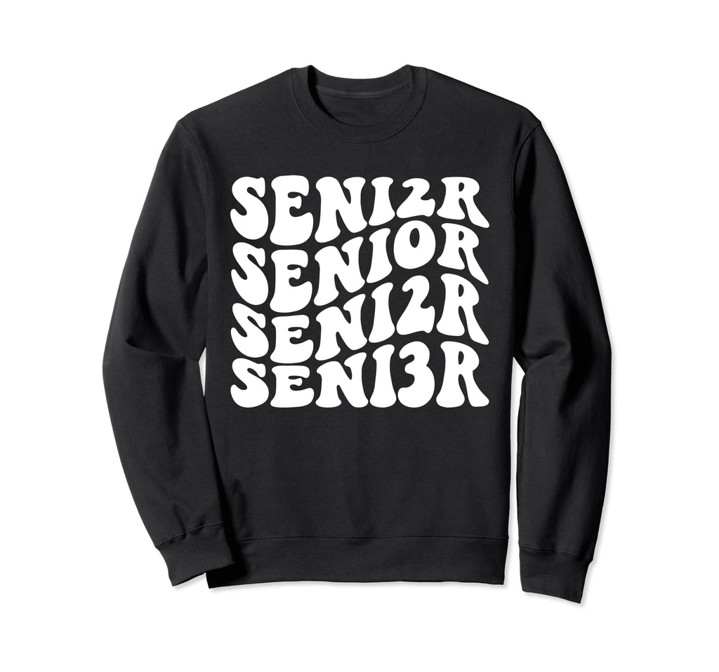 Groovy Boho Senior 2023 Sweatshirt - Aesthetic Graphic Men Women - T-Shirt, Sweatshirt, Hoodie