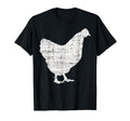 Distressed Chicken T-Shirt - Minimalist Print Men Women - T-Shirt, Sweatshirt, Hoodie