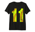Softball 11 Jersey Number Tri T-Shirt - Casual Everyday Wear Men Women - T-Shirt, Sweatshirt, Hoodie