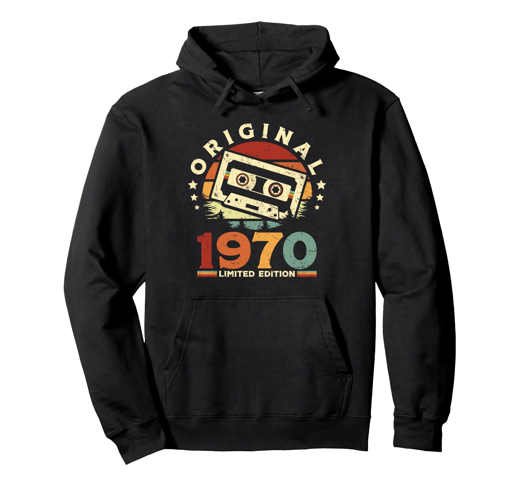 1970 Cassette Tape 54Th Birthday Hoodie - Graphic Print Unisex - T-Shirt, Sweatshirt, Hoodie