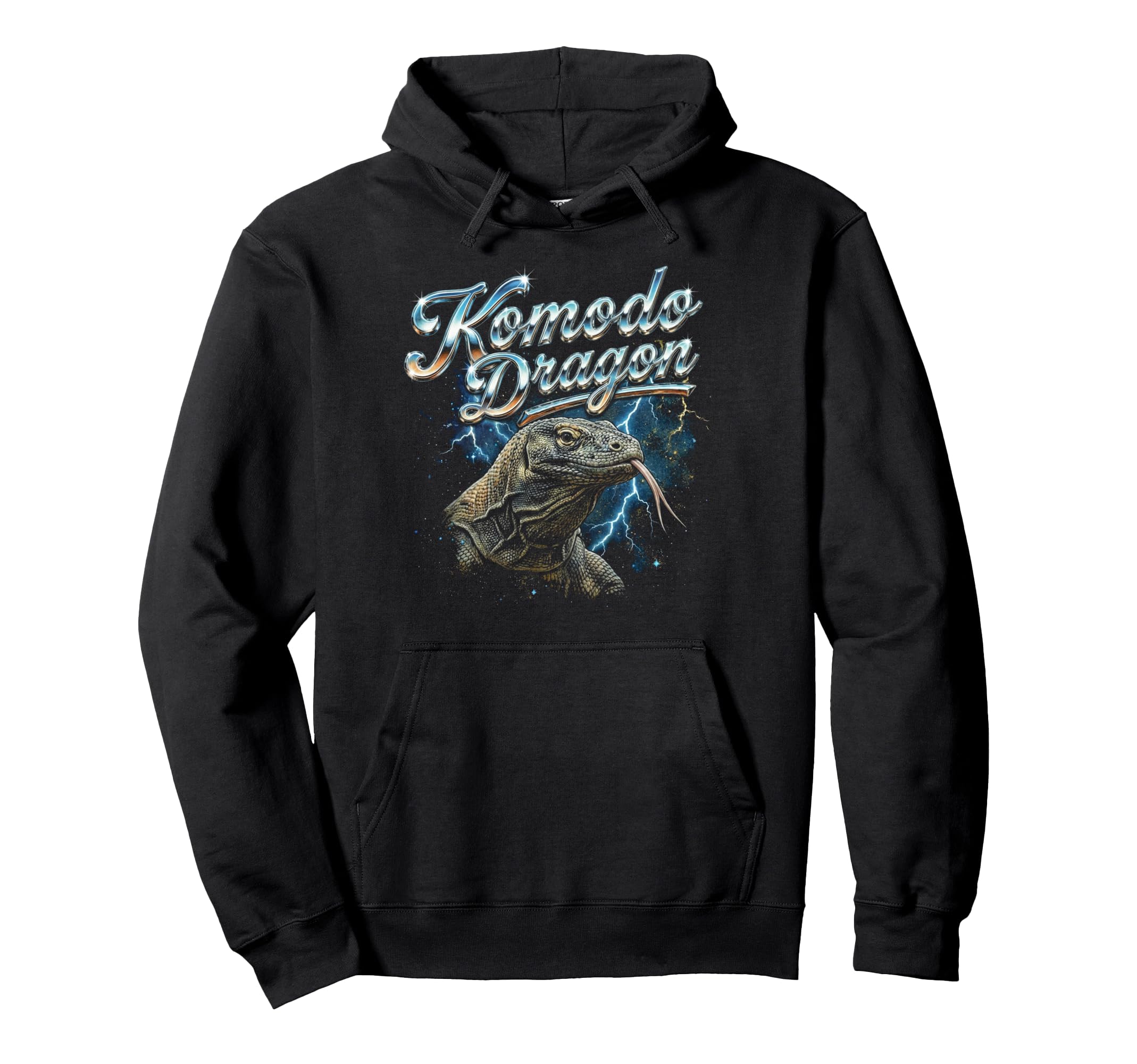 Komodo Dragon 90S Funny 80S Komodo Dragon Hoodie - Unique Graphic Unisex - T-Shirt, Sweatshirt, Hoodie