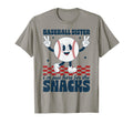 Baseball Sister Im Just Here Snacks T-Shirt - Graphic Print for Adults - T-Shirt, Sweatshirt, Hoodie