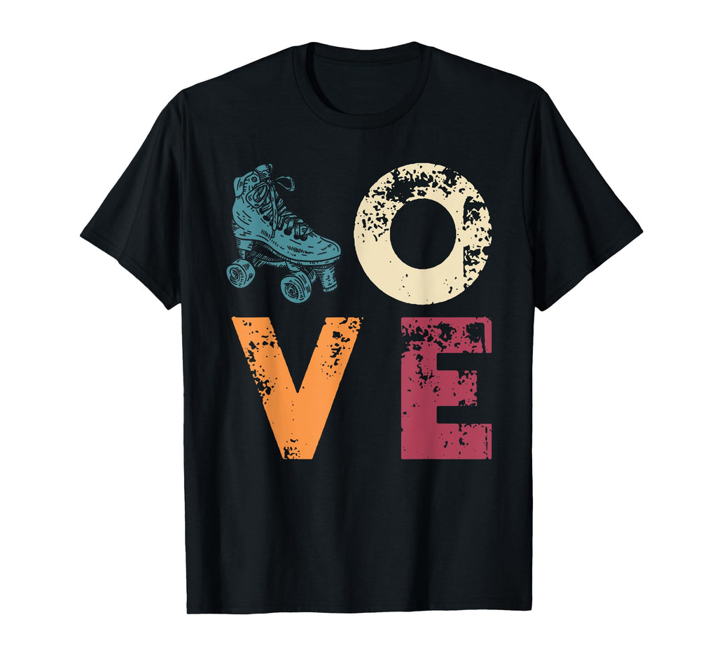 Rollerskate Love 70S Rollerskating T-Shirt - Fun Novelty Design Men Women - T-Shirt, Sweatshirt, Hoodie