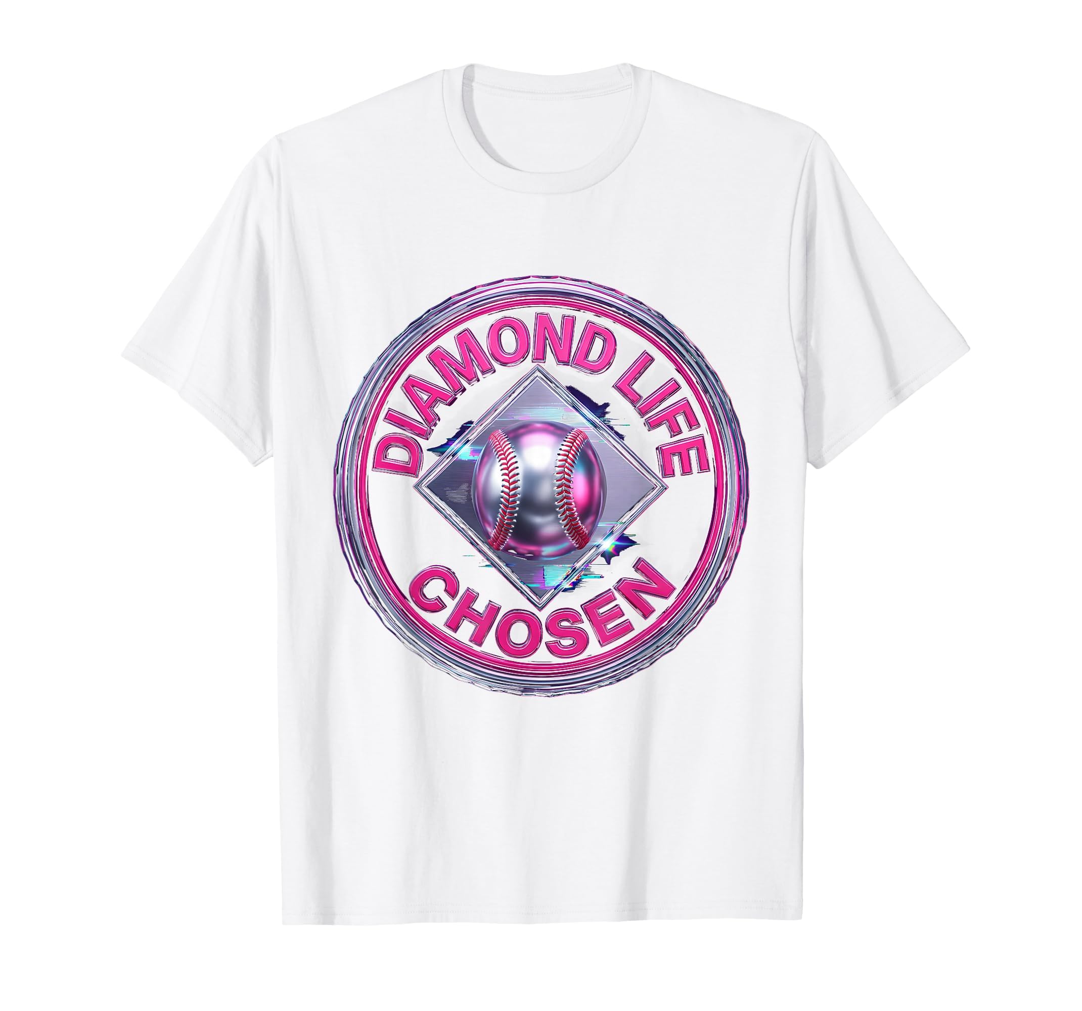 Diamond Life Chosen Baseball Mom T-Shirt - Minimalist Print Men Women - T-Shirt, Sweatshirt, Hoodie