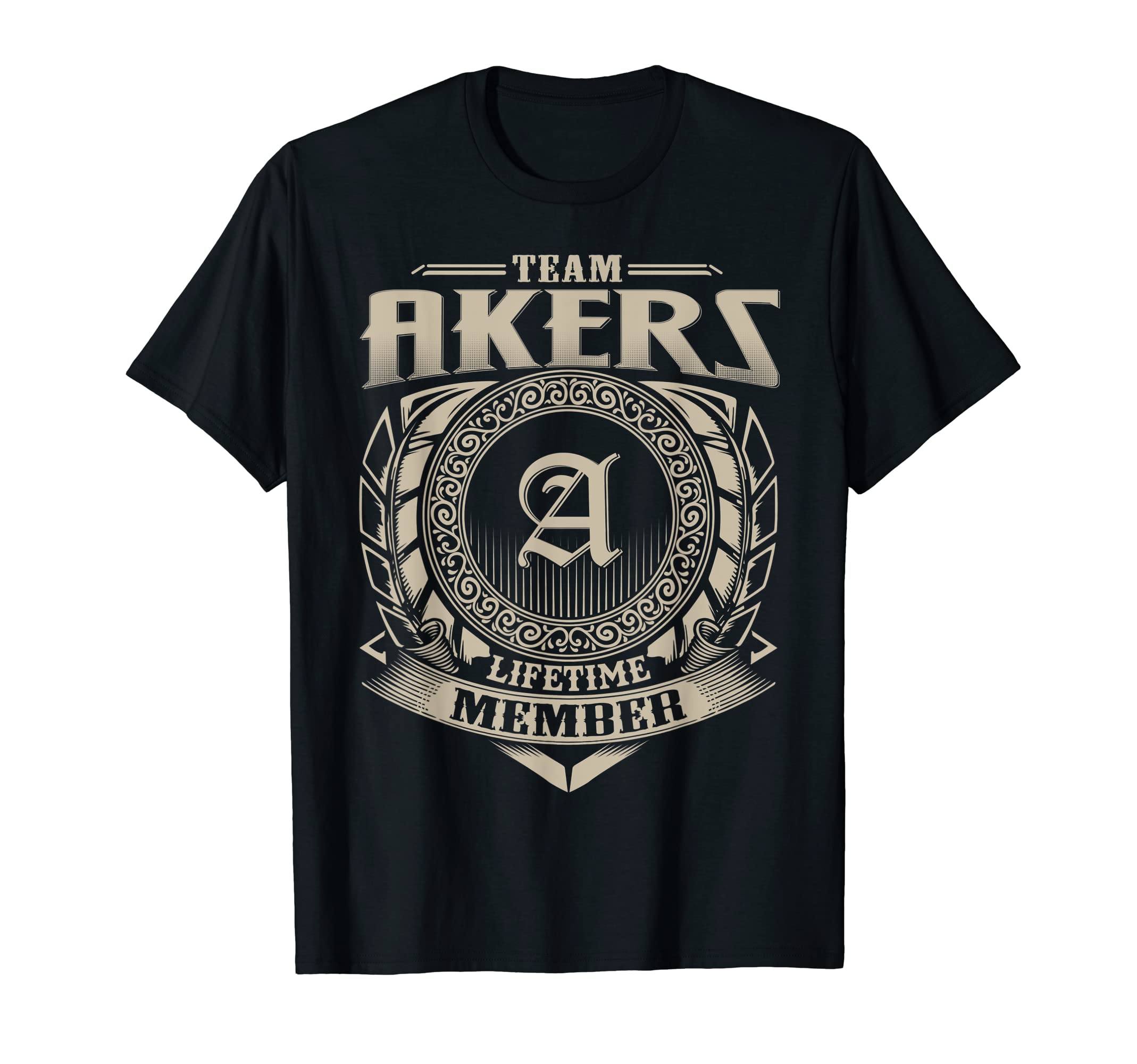 Team Akers Lifetime Member Akers T-Shirt - Fun Novelty Design for Adults - T-Shirt, Sweatshirt, Hoodie