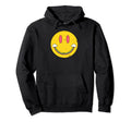Happy Smile Distressed Yellow Rainbow Hoodie - Custom Art Print Men Women - T-Shirt, Sweatshirt, Hoodie