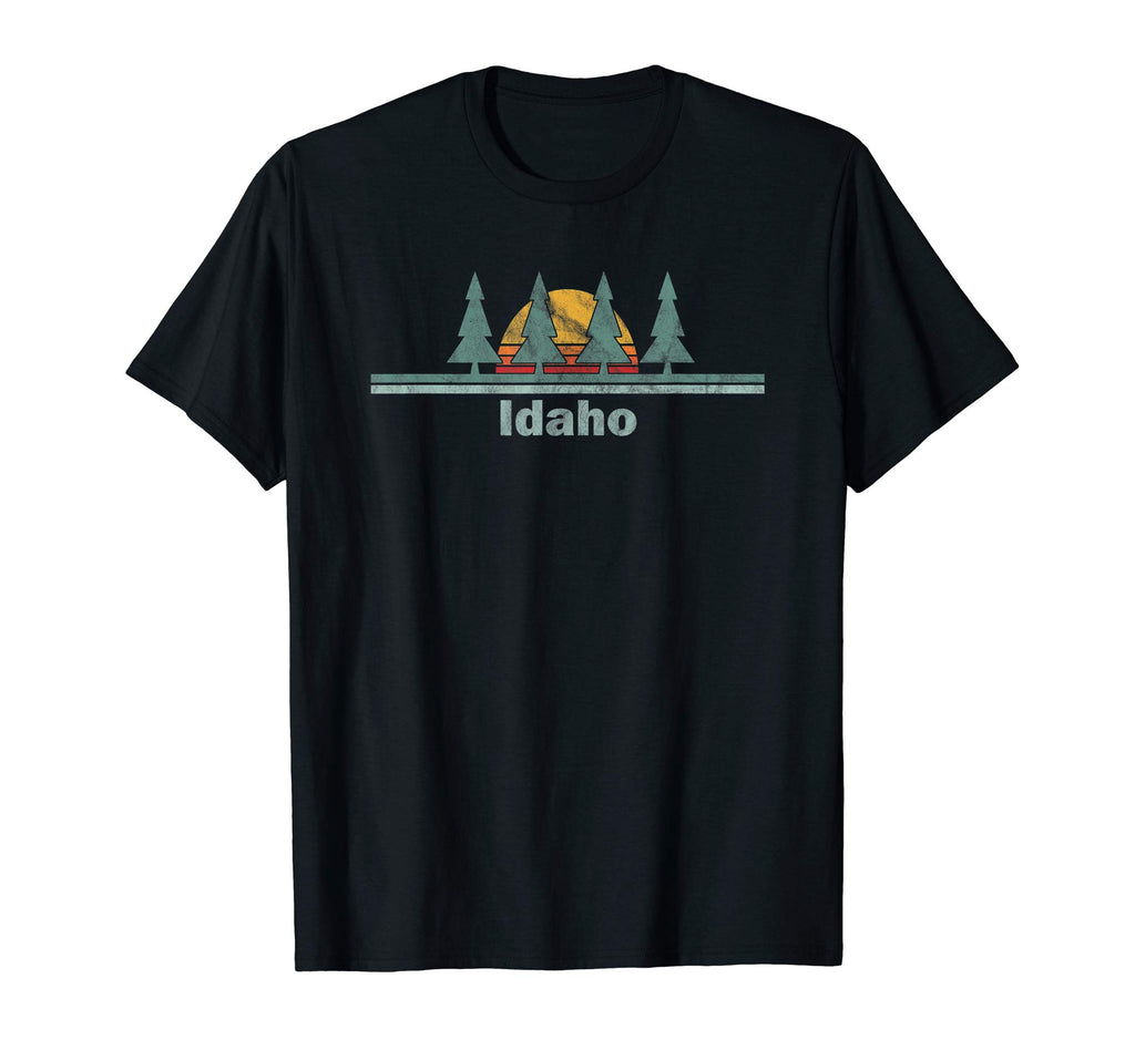 Idaho Sunset Pine Tree T-Shirt - Minimalist Print for Adults - T-Shirt, Sweatshirt, Hoodie